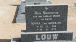 LOUW Anna nee ASPELING 1936-1975 