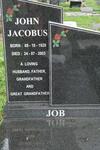 JOB John Jacobus 1920-2003