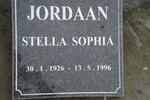 JORDAAN Stella Sophia 1926-1996