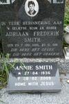 SMITH Annie 1936-2009 :: SMITH Adriaan Frederik 1961-1981