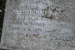 LEACH Joyce Elizabeth 1903-1979