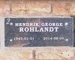 ROHLANDT Hendrik George 1945-2014