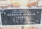 THERON Hendrik Schalk 1927-2015