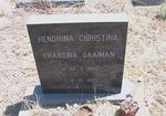 SAAIMAN Hendrina Christina Fransina 1932-1983