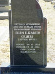 CILLIERS Ellen Elizabeth 1926-2011