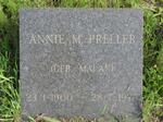 PRELLER Annie M. nee MALAN 1900-1976