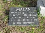 MALAN Henricus Recht 1901-1981 & Doris Miller SMIT 1907-1969