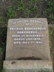 BORCHERDS Petrus Borchardus 1876-1941