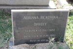 OPHOFF Adriana Hendrika 1923-1967