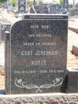 KOTZé Gert Jeremias 1876-1959