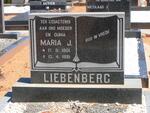 LIEBENBERG Maria J. 1901-1981
