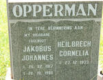 OPPERMAN Jakobus Johannes 1917-1990 & Heilbrech Cornelia 1933-