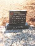 EKKERD Magrietha M. 1916-1994