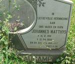 AUCAMP Johannes Matthys 1901-1990
