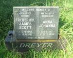 DREYER Frederick James Scott 1949-1981 & Anna Johanna 1951-1994