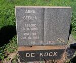 KOCK Anna Cecilia, de 1893-1981