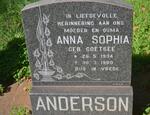ANDERSON Anna Sophia nee COETSEE 1934-1980