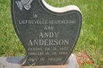 ANDERSON Andy 1905-1992
