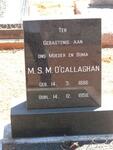 O'CALLAGHAN M.S.M. 1886-1958