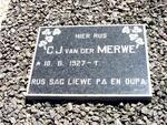 MERWE C.J., van der 1927-