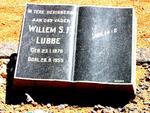LUBBE Willem S.F. 1876-1955