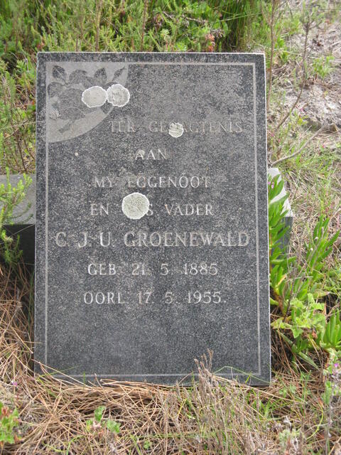 GROENEWALD C.J.U. 1885-1955