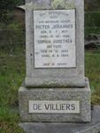 VILLIERS Pieter Johannes, de 1857-1926 & Sophia Dorethea DU TOIT 1864-1960