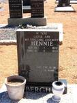 BERGH Hennie 1922-1988