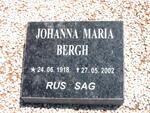 BERGH Johanna Maria 1918-2002
