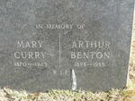 CURRY Mary 1870-1943 :: BENTON Arthur 1898-1955
