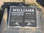 WILLIAMS Molelekeng Elizabeth 1929-2016