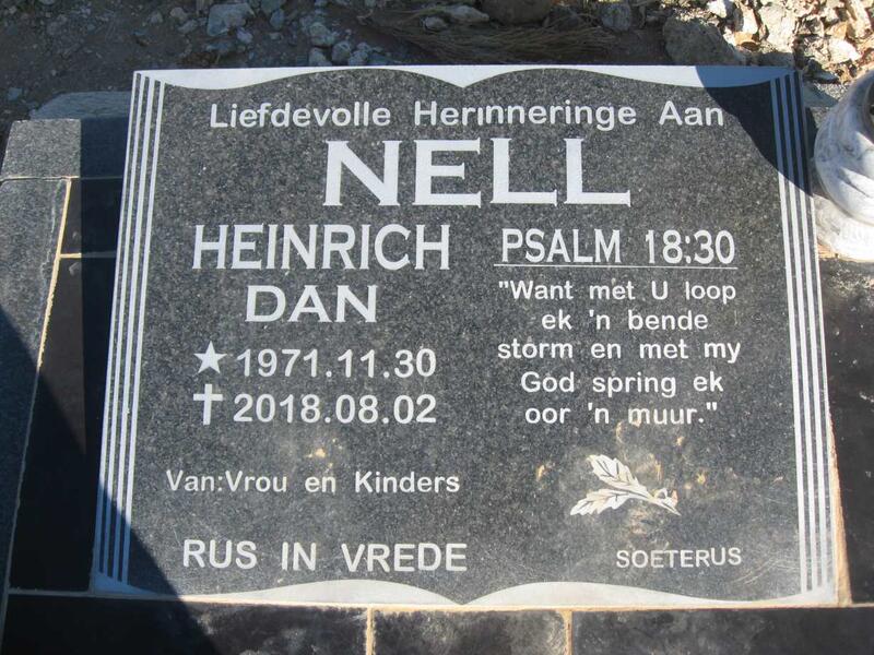 NELL Heinrich Dan 1971-2018