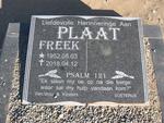 PLAAT Freek 1952-2018