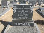 SNYMAN Anna Maria Magdalena nee CILLIERS 1897-1983