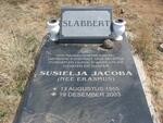 SLABBERT Susielja Jacoba nee ERAMUS 1955-2003