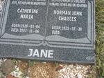 JANE Norman John Charles 1925- & Catherine Maria 1929-2007