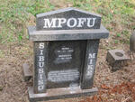 MPOFU Sibusiso Mike 1950-2013