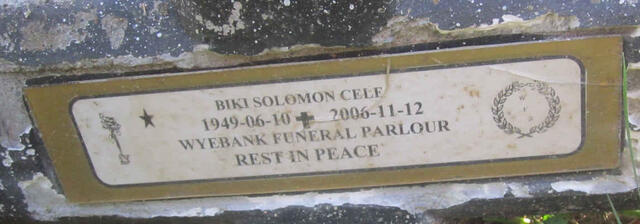 CELE Biki Solomon 1949-2006