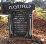 NGUBO Nelisiwe Mary Umacele 1968-2006