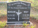 GOPAL Munsami 1927-2005 & Macy 1932-2006