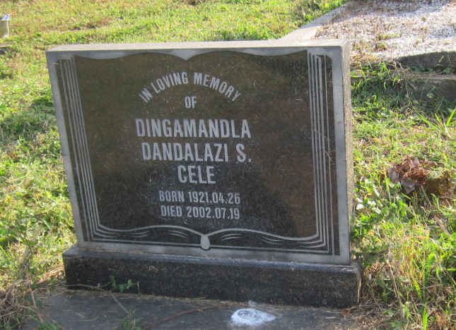 CELE Dingamandla Dandalazi S. 1921-2002