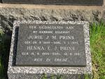 PRINS Jurie J.M. 1899-1977 & Henna E.J. 1908-1981
