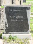 BLEEKER Maria -1927