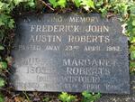 ROBERTS Frederick John Austin -1982 & Muriel Margaret Isobel WINTOUR -1995