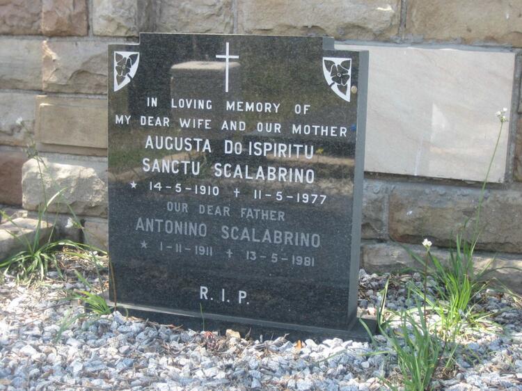 SCALABRINO Antonino 1911-1981 & Augusta do Ispiritu Sanctu 1910-1977