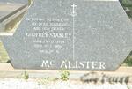 McALISTER Godfrey Stanley 1934-1978