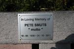 SMUTS Pete 1938-2011