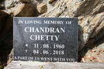 CHETTY Chandran 1960-2018