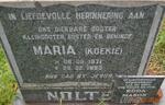 NOLTE Maria 1971-1993 :: MASON Edda 1950-2005