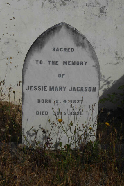 JACKSON Jessie Mary 1837-1921